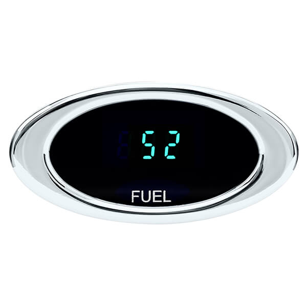 Dakota Digital Ion Series Fuel Level, Chrome Teal ION061CT